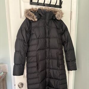 Eddie Bauer Long Black Winter Coat